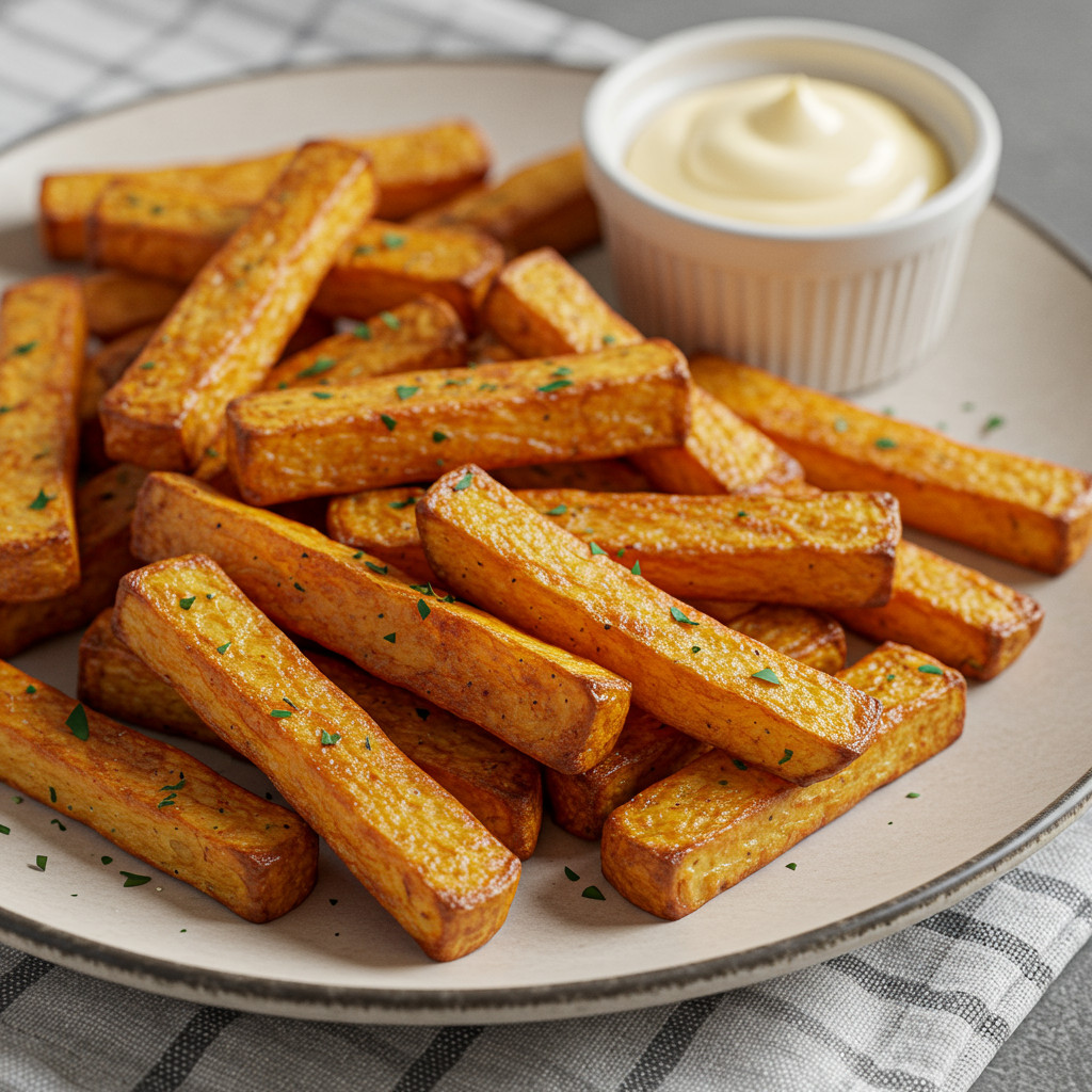 Pommes de terre coupées en bâtonnets
