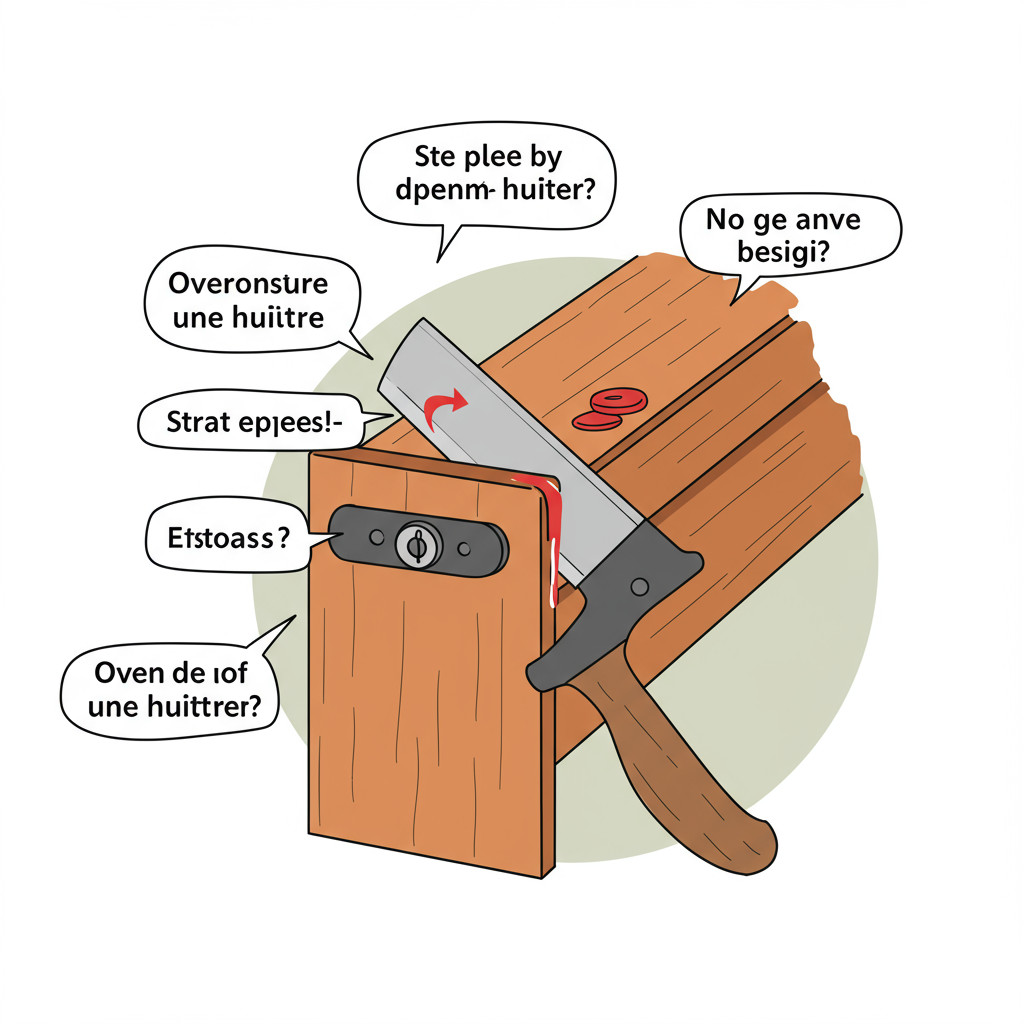 Ouverture d'une huître