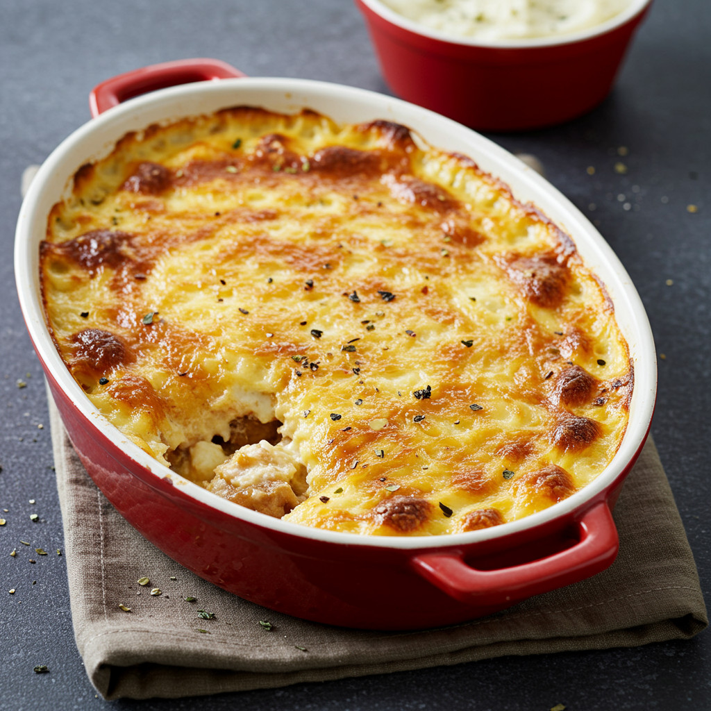 Huîtres gratinées classiques