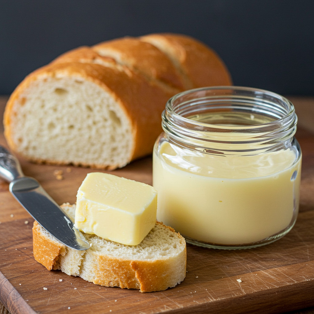 Illustration de beurre persillé fait maison