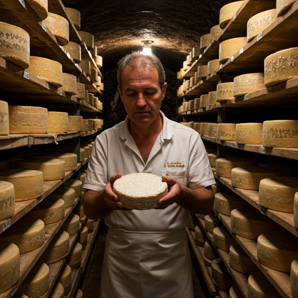 Affinage du camembert
