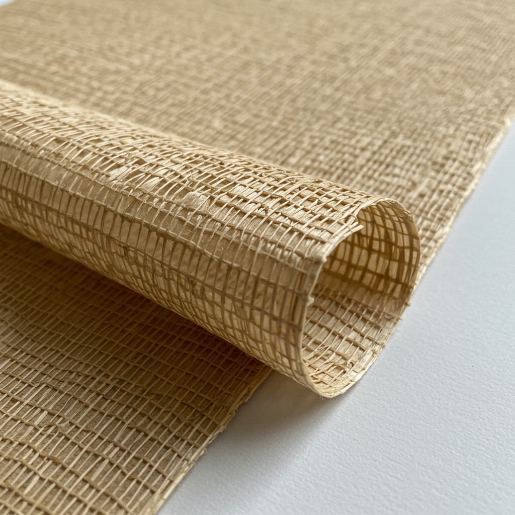 Feuille de cannage pré-tissée